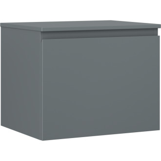 Mexen Orio kúpeľňová skrinka pod umývadlo 60 cm s pracovnou doskou, 1 zásuvka, matný grafit - 91A10-06047-1-BFC66