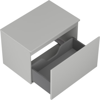 Mexen Orio kúpeľňová skrinka pod umývadlo 70 cm s pracovnou doskou, 1 zásuvka, matne šedá - 91A10-07047-1-BFC62