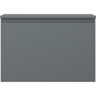 Mexen Orio kúpeľňová skrinka pod umývadlo 70 cm s pracovnou doskou, 1 zásuvka, matný grafit - 91A10-07047-1-BFC66