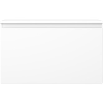 Mexen Orio kúpeľňová skrinka pod umývadlo 80 cm s pracovnou doskou, 1 zásuvka, matná biela - 91A10-08047-1-BFC01