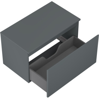 Mexen Orio kúpeľňová skrinka pod umývadlo 80 cm s pracovnou doskou, 1 zásuvka, matný grafit - 91A10-08047-1-BFC66