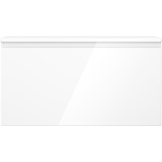 Mexen Orio kúpeľňová skrinka pod umývadlo 90 cm s pracovnou doskou, 1 zásuvka, lesklá biela - 91A10-09047-1-BFC00