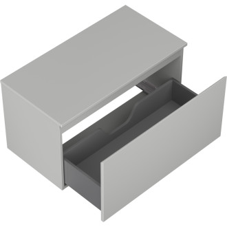 Mexen Orio kúpeľňová skrinka pod umývadlo 90 cm s pracovnou doskou, 1 zásuvka, matne šedá - 91A10-09047-1-BFC62