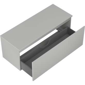 Mexen Orio kúpeľňová skrinka pod umývadlo 120 cm s pracovnou doskou, 1 zásuvka, matne šedá - 91A10-12047-1-BFC62