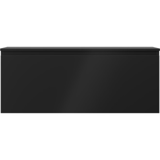 Mexen Orio kúpeľňová skrinka pod umývadlo 120 cm s pracovnou doskou, 1 zásuvka, matná čierna - 91A10-12047-1-BFC71