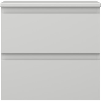 Mexen Orio kúpeľňová skrinka pod umývadlo 50 cm s pracovnou doskou, 2 zásuvky, matne šedá - 91A10-05047-2-BFFC62