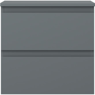 Mexen Orio kúpeľňová skrinka pod umývadlo 50 cm s pracovnou doskou, 2 zásuvky, matný grafit - 91A10-05047-2-BFFC66