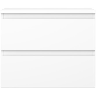 Mexen Orio kúpeľňová skrinka pod umývadlo 60 cm s doskou, 2 zásuvky, matná biela - 91A10-06047-2-BFFC01