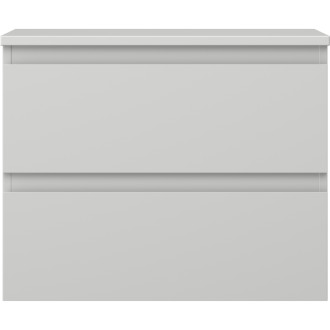 Mexen Orio kúpeľňová skrinka pod umývadlo 60 cm s pracovnou doskou, 2 zásuvky, matne šedá - 91A10-06047-2-BFFC62