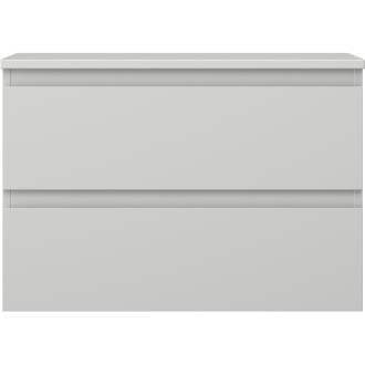 Mexen Orio kúpeľňová skrinka pod umývadlo 70 cm s pracovnou doskou, 2 zásuvky, matne šedá - 91A10-07047-2-BFFC62