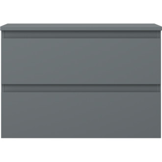 Mexen Orio kúpeľňová skrinka pod umývadlo 70 cm s pracovnou doskou, 2 zásuvky, matný grafit - 91A10-07047-2-BFFC66