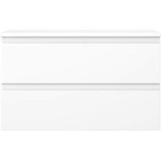 Mexen Orio kúpeľňová skrinka pod umývadlo 80 cm s pracovnou doskou, 2 zásuvky, matná biela - 91A10-08047-2-BFFC01