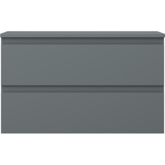 Mexen Orio kúpeľňová skrinka pod umývadlo 80 cm s pracovnou doskou, 2 zásuvky, matný grafit - 91A10-08047-2-BFFC66