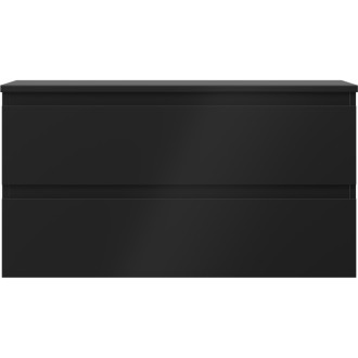 Mexen Orio kúpeľňová skrinka pod umývadlo 90 cm s pracovnou doskou, 2 zásuvky, matná čierna - 91A10-09047-2-BFFC71