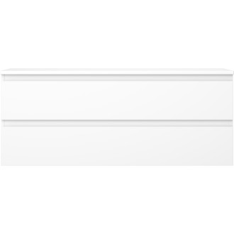 Mexen Orio kúpeľňová skrinka pod umývadlo 120 cm s pracovnou doskou, 2 zásuvky, matná biela - 91A10-12047-2-BFFC01