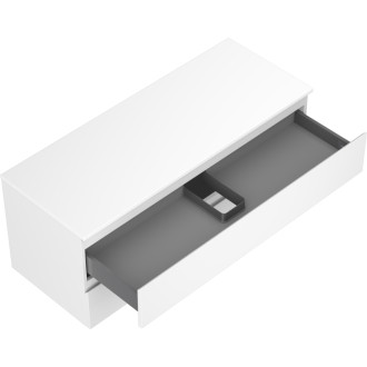 Mexen Orio kúpeľňová skrinka pod umývadlo 120 cm s pracovnou doskou, 2 zásuvky, matná biela - 91A10-12047-2-BFFC01