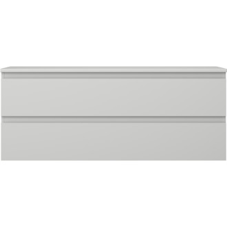 Mexen Orio kúpeľňová skrinka pod umývadlo 120 cm s pracovnou doskou, 2 zásuvky, matne šedá - 91A10-12047-2-BFFC62