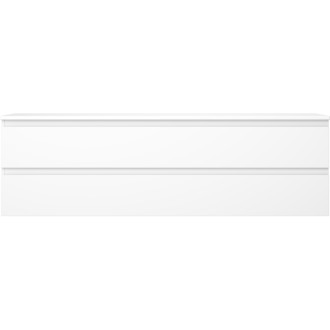 Mexen Orio kúpeľňová skrinka pod umývadlo 160 cm s pracovnou doskou, 2 zásuvky, matná biela - 91A10-16047-2-BFFC01