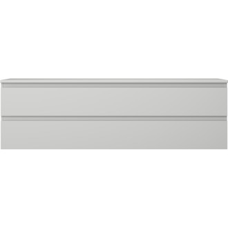 Mexen Orio kúpeľňová skrinka pod umývadlo 160 cm s pracovnou doskou, 2 zásuvky, matne šedá - 91A10-16047-2-BFFC62