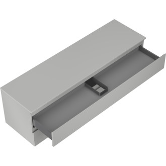 Mexen Orio kúpeľňová skrinka pod umývadlo 160 cm s pracovnou doskou, 2 zásuvky, matne šedá - 91A10-16047-2-BFFC62