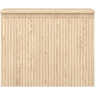 Mexen Rivel kúpeľňová skrinka pod umývadlo 60 cm s pracovnou doskou, 1 zásuvka, drážkovaná, dub - 91A20-06047-1-BFC81