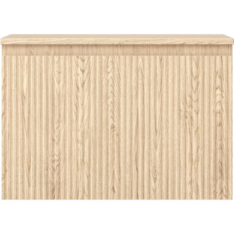 Mexen Rivel kúpeľňová skrinka pod umývadlo 70 cm s pracovnou doskou, 1 zásuvka, drážkovaná, dub - 91A20-07047-1-BFC81