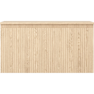 Mexen Rivel kúpeľňová skrinka pod umývadlo 90 cm s pracovnou doskou, 1 zásuvka, drážkovaná, dub - 91A20-09047-1-BFC81