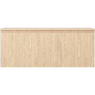 Mexen Rivel kúpeľňová skrinka pod umývadlo 120 cm s pracovnou doskou, 1 zásuvka, drážkovaná, dub - 91A20-12047-1-BFC81