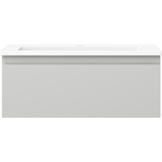 Kúpeľňová skrinka Mexen Orio 60 cm s umývadlom Otis, 1 zásuvka, matne šedá/matne biela - 91A10-06023-1-BF62-W18M01