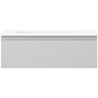 Kúpeľňová skrinka Mexen Orio 70 cm s umývadlom Otis, 1 zásuvka, matne šedá/matne biela - 91A10-07023-1-BF62-W18M01