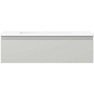 Kúpeľňová skrinka Mexen Orio 80 cm s umývadlom Otis, 1 zásuvka, matne šedá/matne biela - 91A10-08023-1-BF62-W18M01