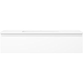 Kúpeľňová skrinka Mexen Orio 100 cm s umývadlom Otis, 1 zásuvka, matná biela - 91A10-10023-1-BF01-W18M01