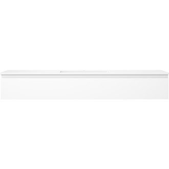 Kúpeľňová skrinka Mexen Orio 160 cm s umývadlom Otis, 1 zásuvka, matná biela - 91A10-16023-1-BF01-W18M01