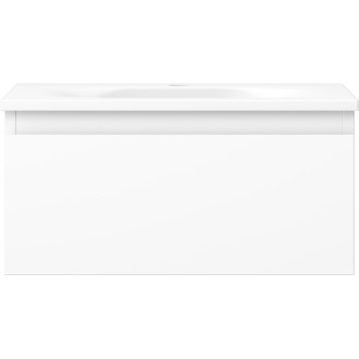 Kúpeľňová skrinka Mexen Orio 50 cm s umývadlom Vela, 1 zásuvka, matná biela - 91A10-05023-1-BF01-W23M01