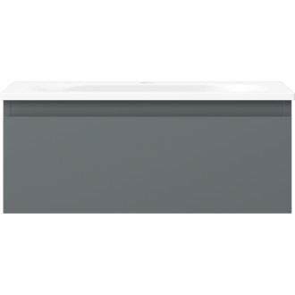 Kúpeľňová skrinka Mexen Orio 60 cm s umývadlom Vela, 1 zásuvka, grafit matný/biela matná - 91A10-06023-1-BF66-W23M01