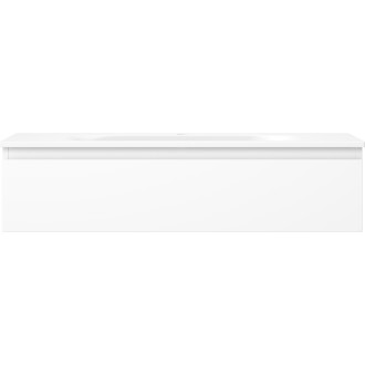 Kúpeľňová skrinka Mexen Orio 100 cm s umývadlom Vela, 1 zásuvka, matná biela - 91A10-10023-1-BF01-W23M01