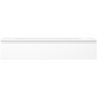 Kúpeľňová skrinka Mexen Orio 120 cm s umývadlom Vela, 1 zásuvka, matná biela - 91A10-12023-1-BF01-W23M01