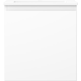 Kúpeľňová skrinka Mexen Orio 45 cm s umývadlom Otis, 1 zásuvka, matná biela - 91A10-04547-1-BF01-W18M01