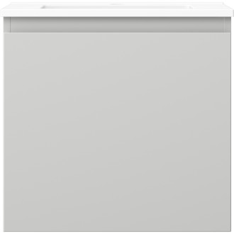 Kúpeľňová skrinka Mexen Orio 50 cm s umývadlom Otis, 1 zásuvka, matná šedá/matná biela - 91A10-05047-1-BF62-W18M01