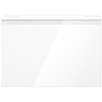 Mexen Orio szafka łazienkowa 70 cm z umywalką Otis, 1 szuflada, biała połysk - 91A10-07047-1-BF00-W18M00