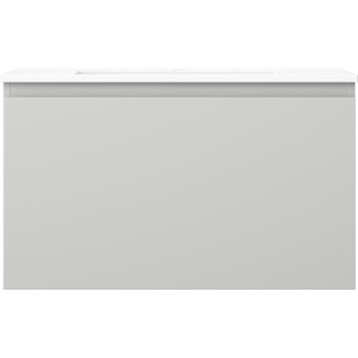 Kúpeľňová skrinka Mexen Orio 80 cm s umývadlom Otis, 1 zásuvka, matne šedá/matne biela - 91A10-08047-1-BF62-W18M01