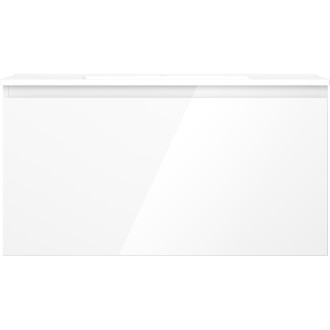 Mexen Orio szafka łazienkowa 90 cm z umywalką Otis, 1 szuflada, biała połysk - 91A10-09047-1-BF00-W18M00