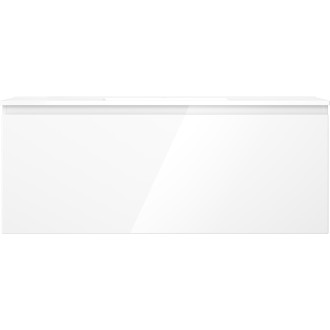 Mexen Orio szafka łazienkowa 120 cm z umywalką Otis, 1 szuflada, biała połysk - 91A10-12047-1-BF00-W18M00