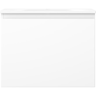 Kúpeľňová skrinka Mexen Orio 60 cm s umývadlom Vela, 1 zásuvka, matná biela - 91A10-06047-1-BF01-W23M01