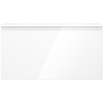 Kúpeľňová skrinka Mexen Orio 90 cm s umývadlom Vela, 1 zásuvka, lesklá biela - 91A10-09047-1-BF00-W23M00