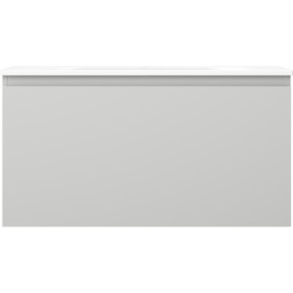 Kúpeľňová skrinka Mexen Orio 90 cm s umývadlom Vela, 1 zásuvka, matne šedá/matne biela - 91A10-09047-1-BF62-W23M01