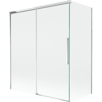 Mexen Rox 2-krídla posuvná vaňová zástena 140 + 70 x 150 cm, priehľadná, chróm - 8C9-140-070-01-00