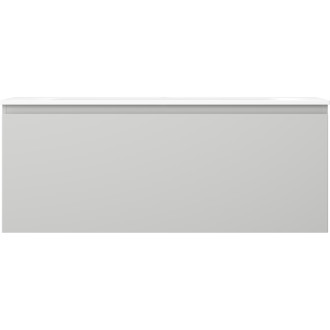 Kúpeľňová skrinka Mexen Orio 120 cm s umývadlom Vela, 1 zásuvka, matne šedá/matne biela - 91A10-12047-1-BF62-W23M01