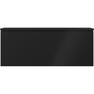 Kúpeľňová skrinka Mexen Orio 120 cm s umývadlom Vela, 1 zásuvka, matná čierna - 91A10-12047-1-BF71-W23M71