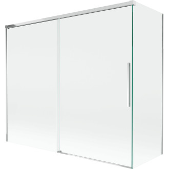 Mexen Rox 2-krídlová posuvná vaňová zástena 180 + 90 x 150 cm, priehľadná, chróm - 8C9-180-090-01-00